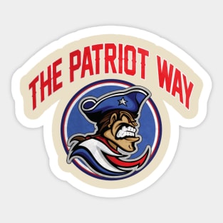 The Patriot Is Ours Way Sticker